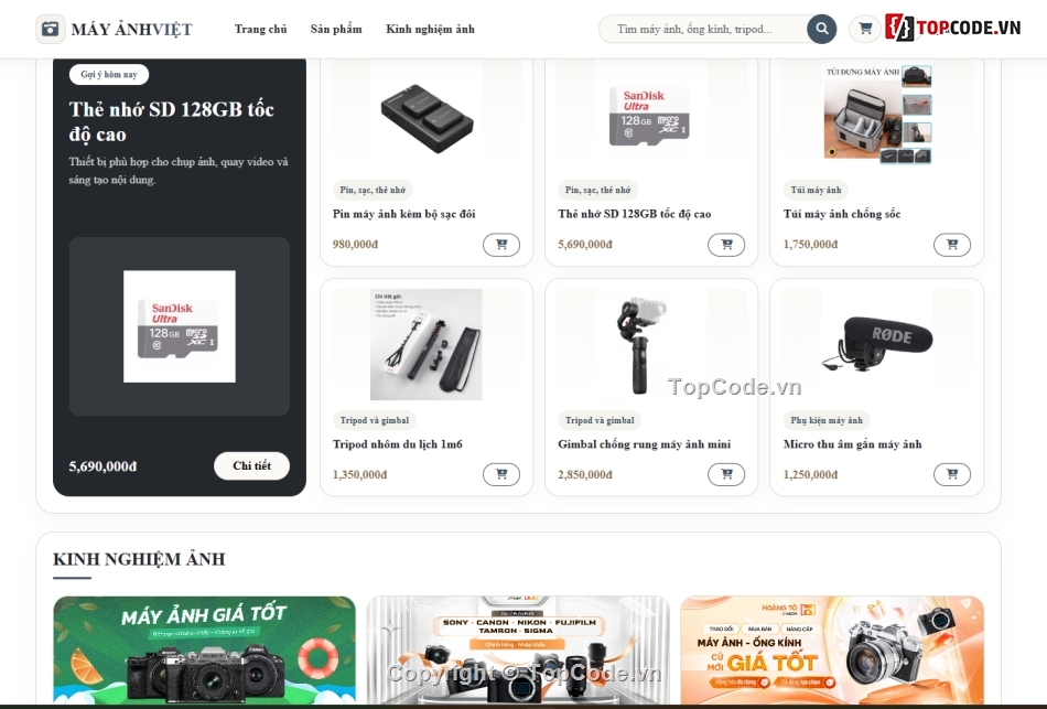 máy ảnh,nhiếp ảnh,web bán phụ kiện